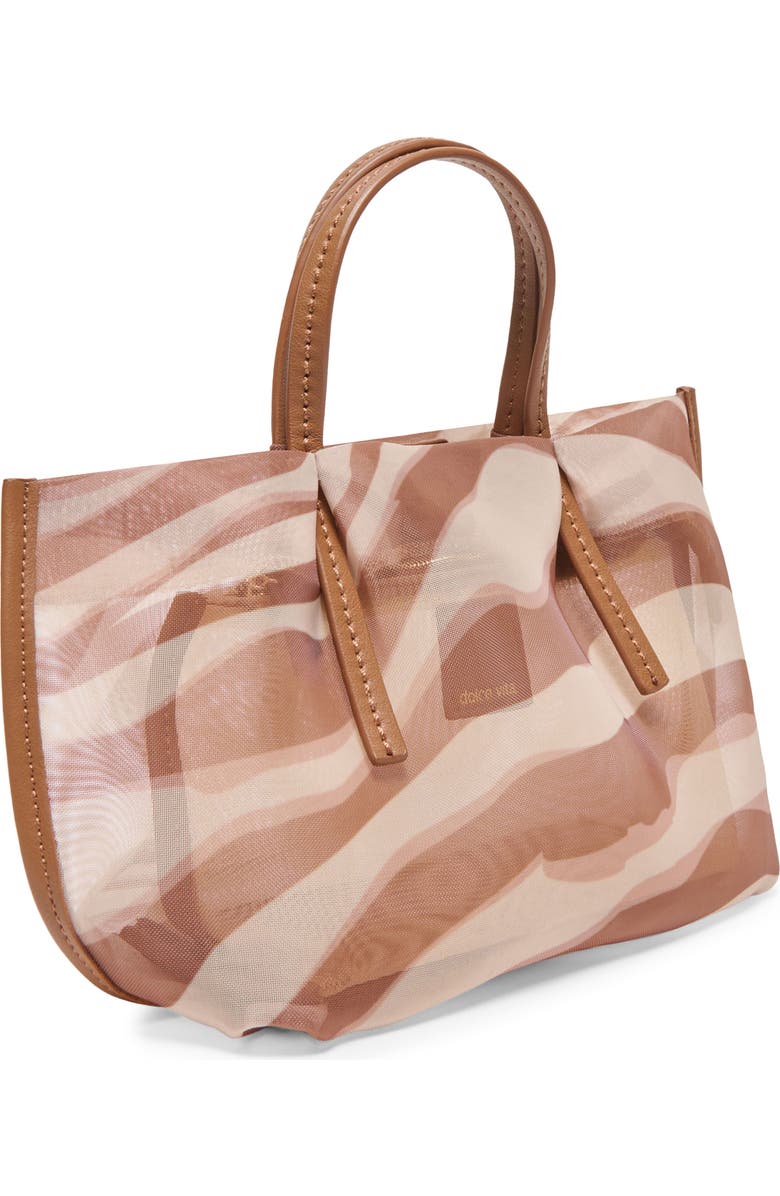 Dolce Vita Selene Mesh Tote Bag, Alternate, color, Zebra