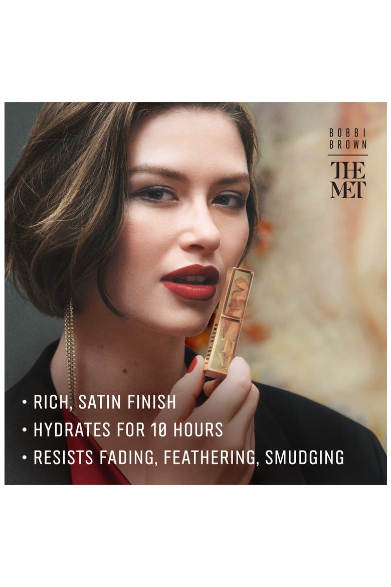 'Bobbi Brown x The Met Luxe Hydrating Lipstick, Alternate, color, PARISIAN RED
