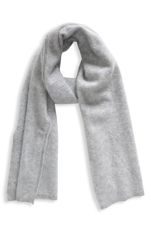 Nordstrom Brushed Cashmere Scarf In Grey Formal