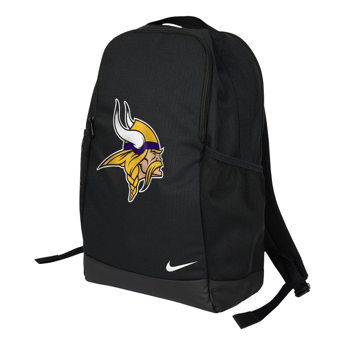 Minnesota Vikings Primary Logo Backpack, Alternate, color, Black