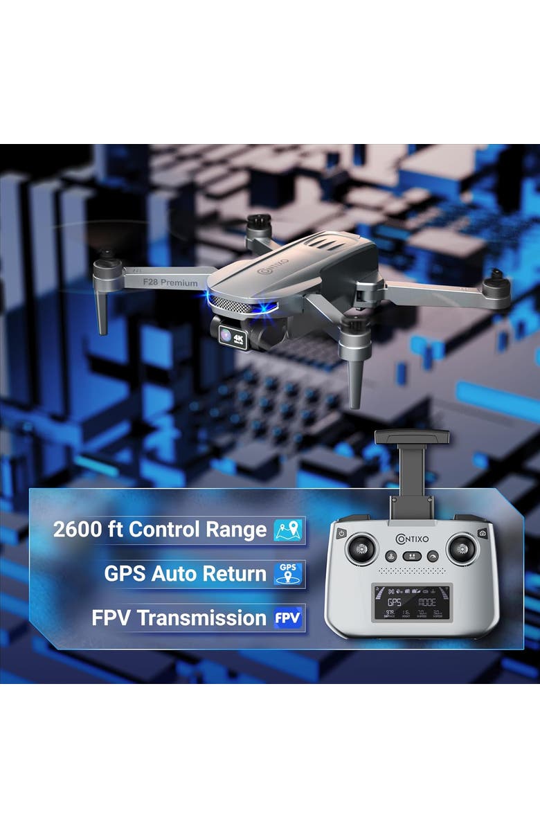 CONTIXO Premium Kids Drone, Alternate, color, Deep Space Gray