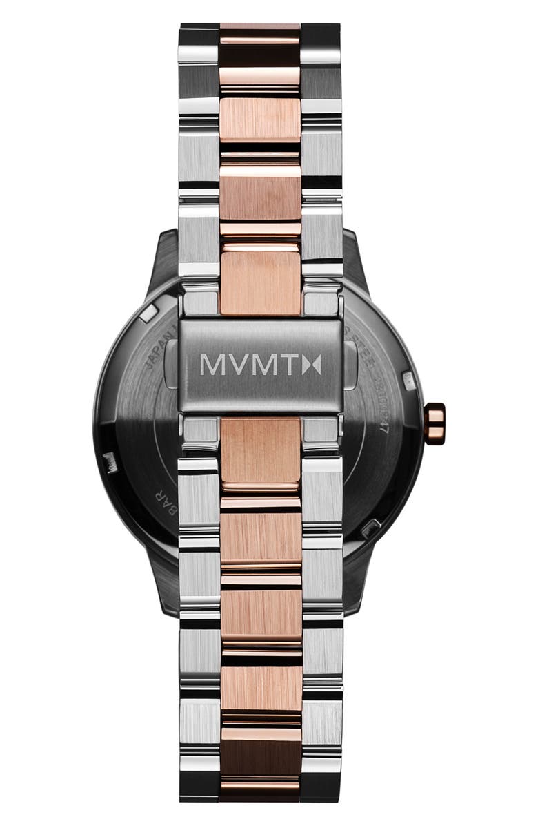 MVMT WATCHES Profile Two-Tone Bracelet Watch, 38mm, Alternate, color,