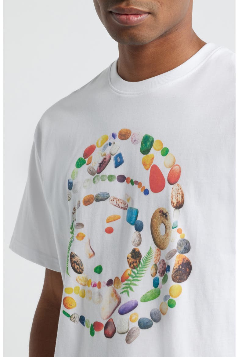 Stones Spaceman Logo Graphic T-Shirt, Alternate, color, WHITE