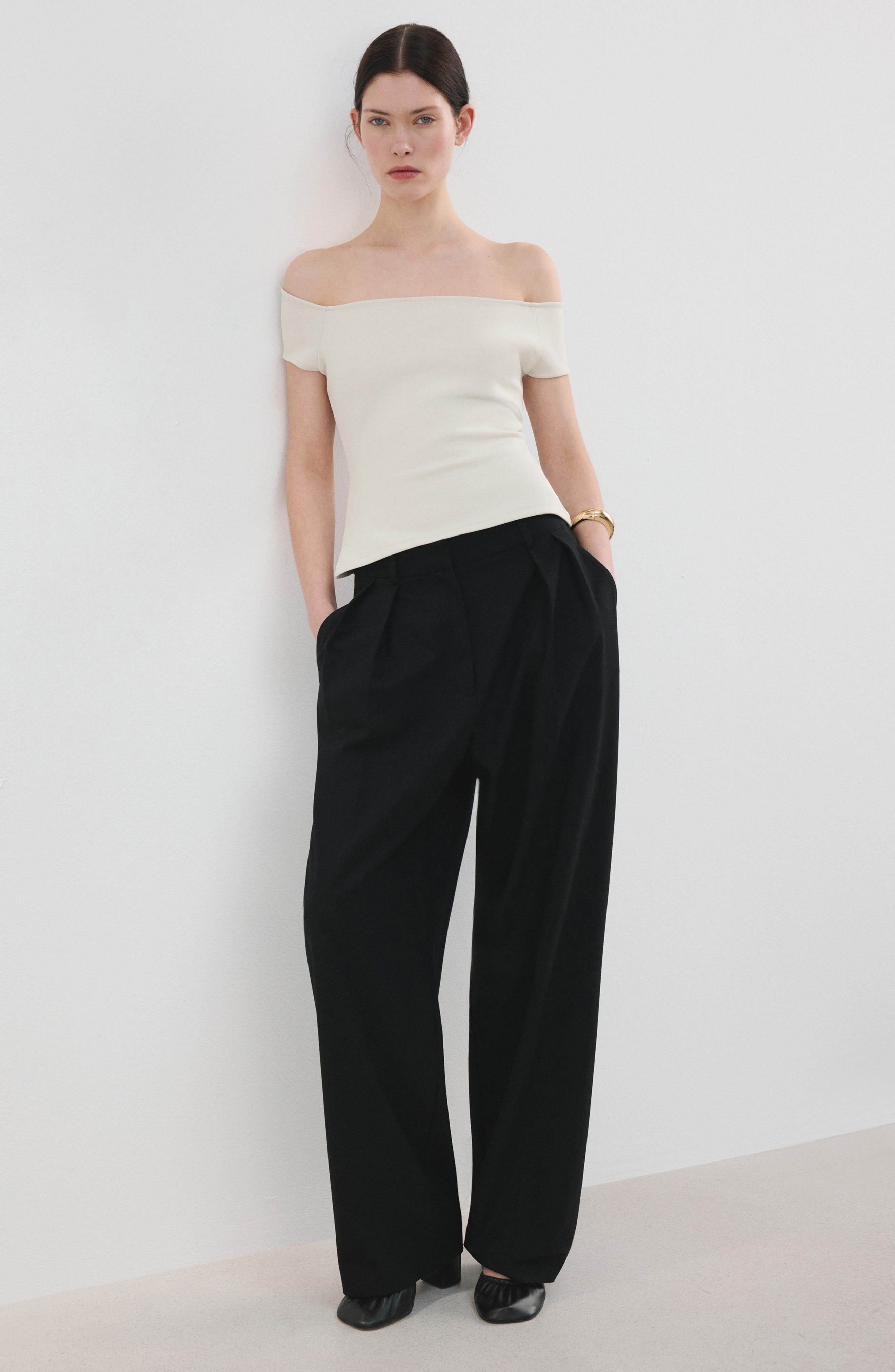 Off the Shoulder Fitted Top - image 2