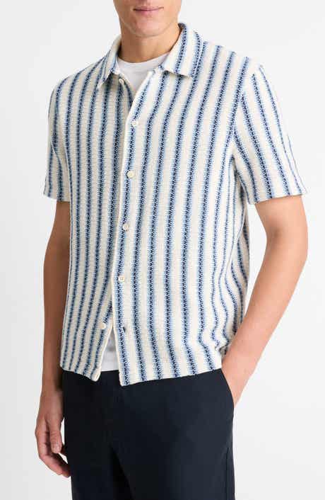 Vince Classic Fit Short Sleeve Button-Up Shirt