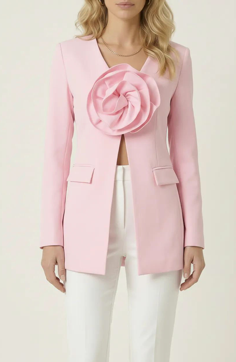 Rose Detail Blazer