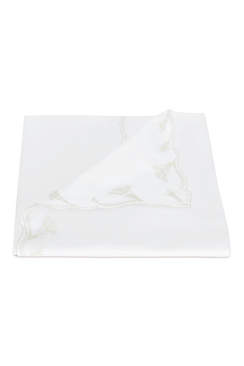 Marcella Egyptian Cotton Duvet Cover, Main, color, BONE
