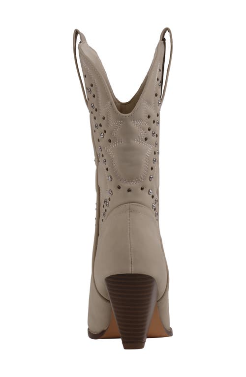 Good Choice New York Beth Western Boot In Beige
