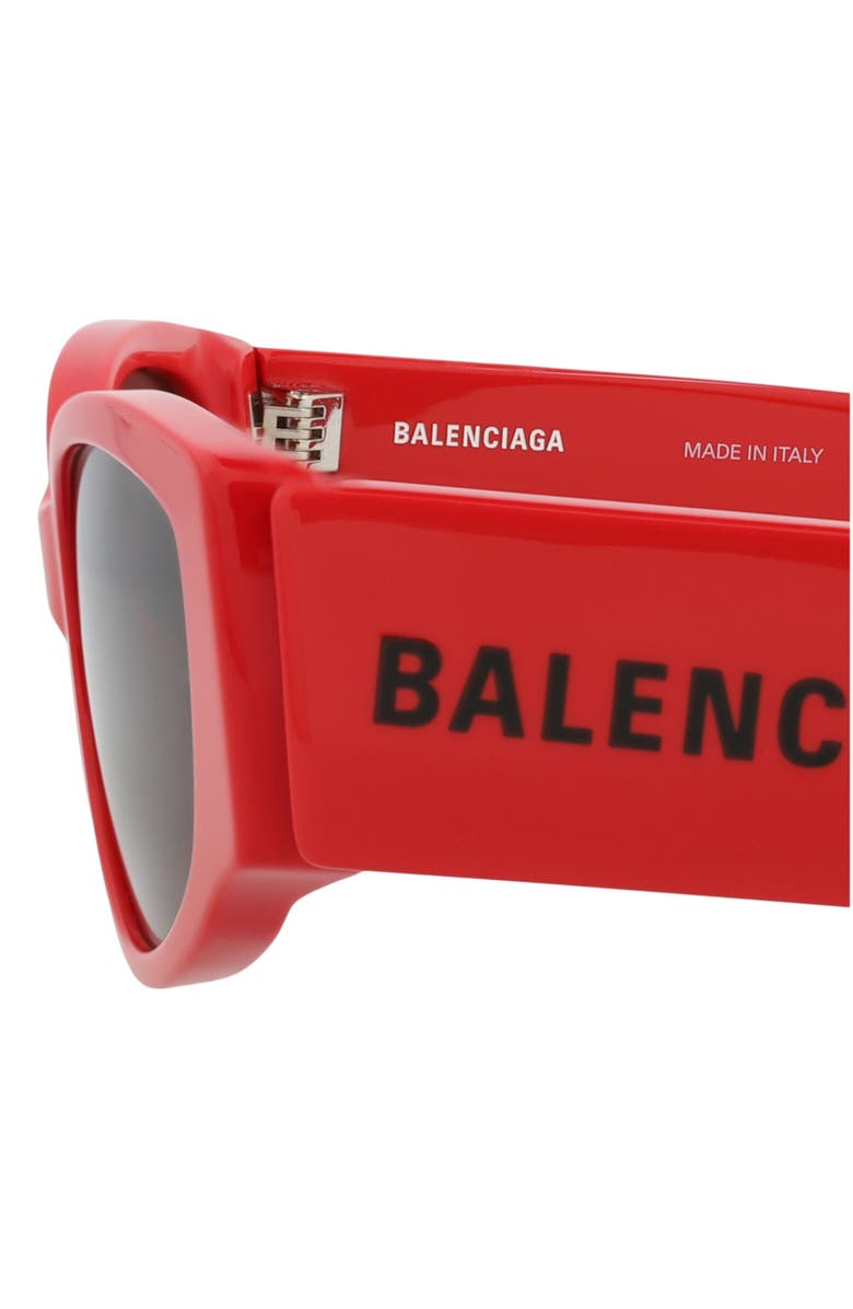 Balenciaga 58mm Cat Eye Sunglasses, Alternate, color, Red Red Grey