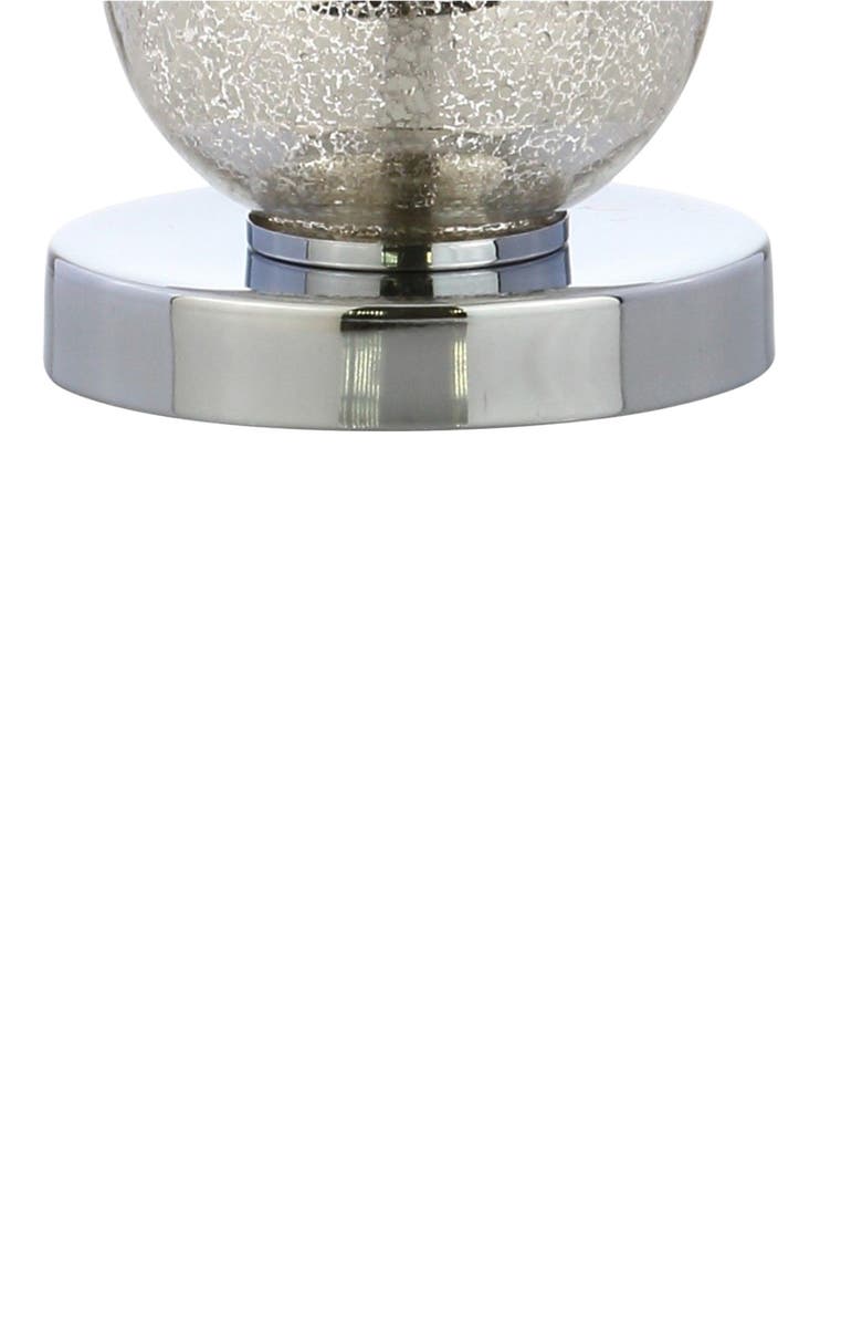 JONATHAN Y Bella 27" Glass Triple-Sphere LED Table Lamp, Alternate, color, Mercury Silver