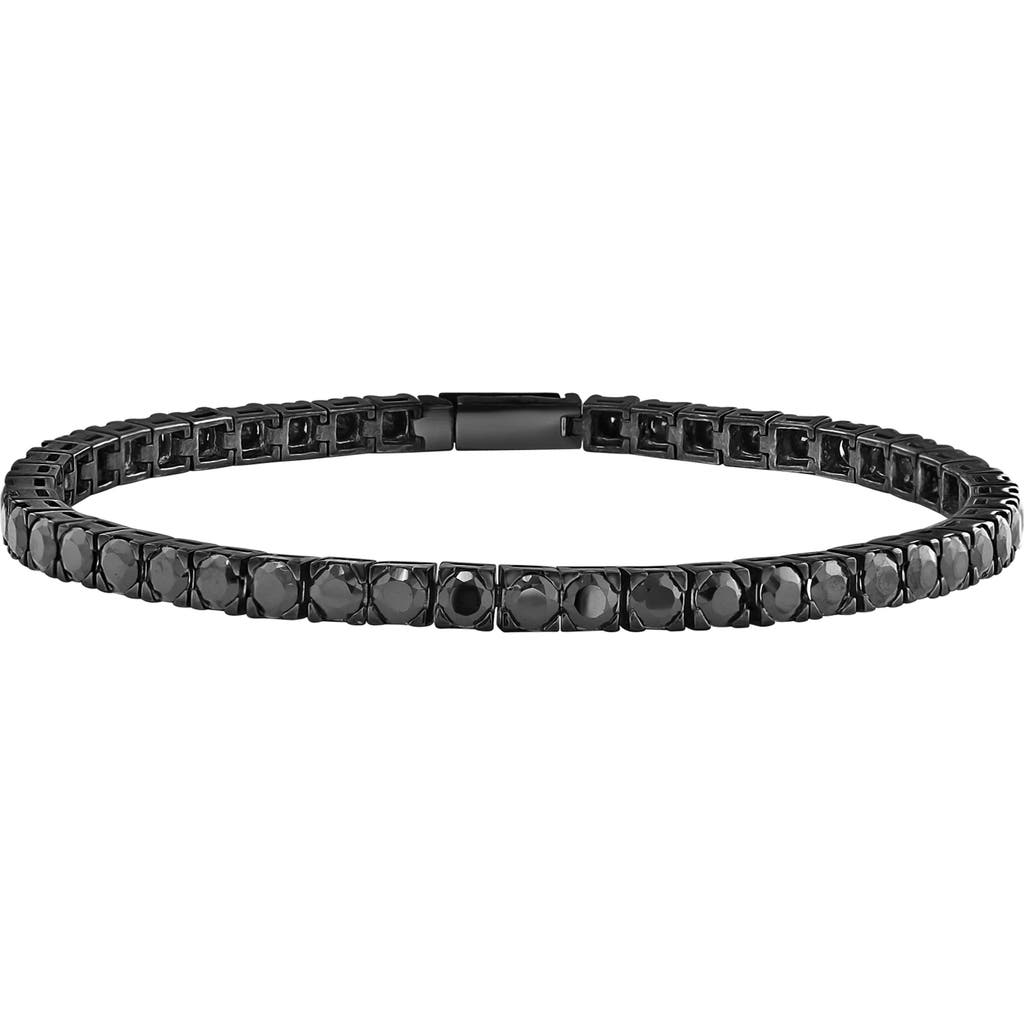 Effy Sterling Silver London Blue Topaz Bracelet In Black