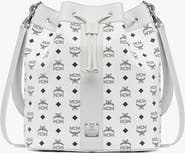 MCM Large Dessau Drawstring Bag in Visetos