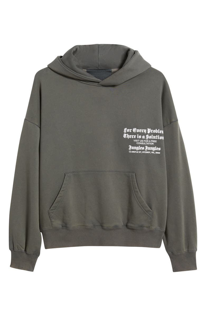 JUNGLES Solutions Cotton Blend Hoodie, Alternate, color, Grey