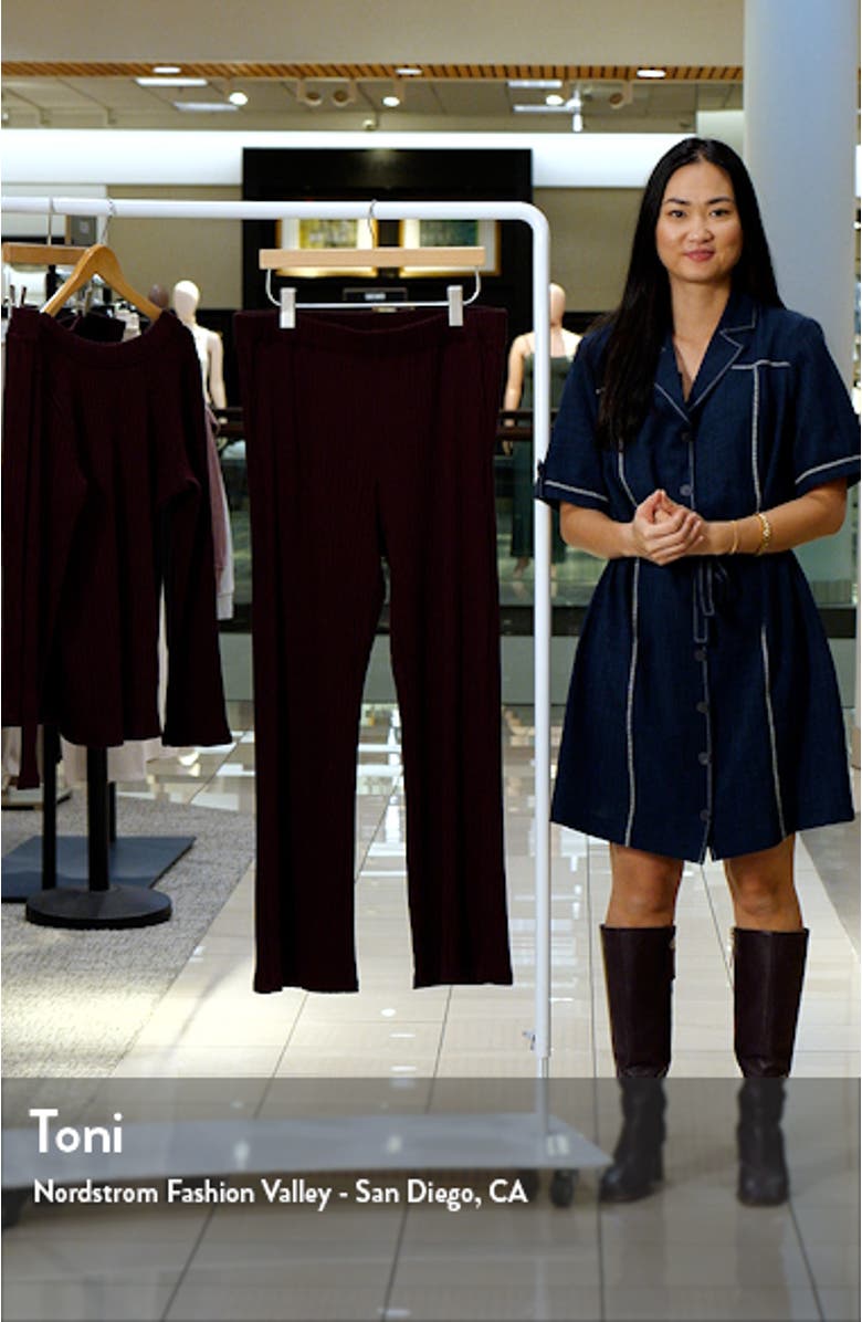 Rib Bootcut Pants, sales video thumbnail