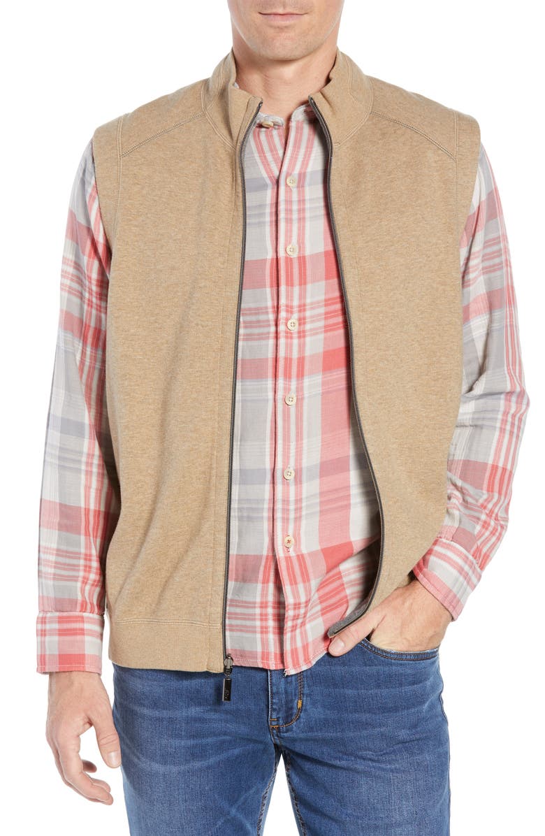 Tommy Bahama Flip Side Reversible Zip Vest, Main, color,