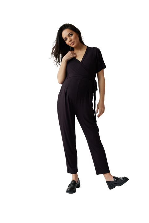 Maternity Everywear Short Sleeve Jumpsuit