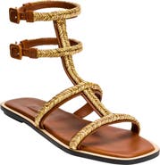 Serena Uziyel Darcia Camello Flat Gladiator Sandal