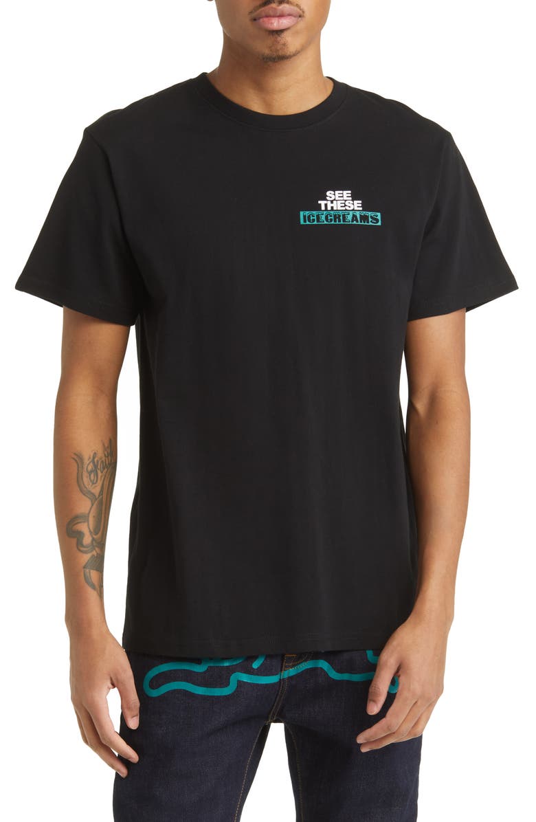 ICECREAM Ice Cubes Graphic Tee, Main, color,