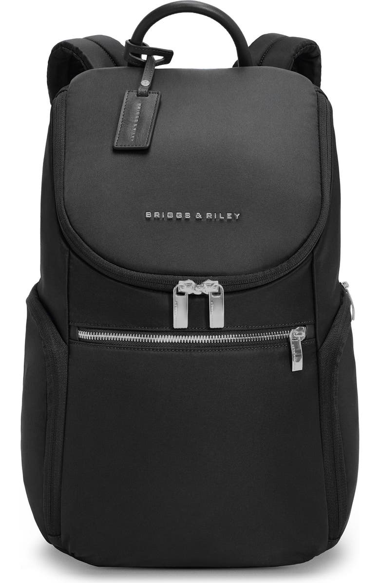 Briggs & Riley Rhapsody U-Zip Backpack, Main, color, Black