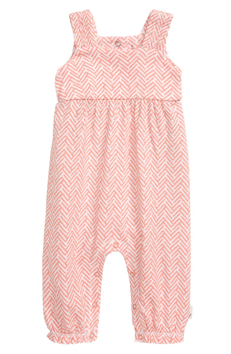 Burt's Bees Baby World Chevron Romper, Main, color, 