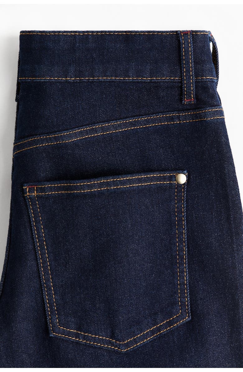 H&M Flared High Jeans, Alternate, color, Dark Denim Blue