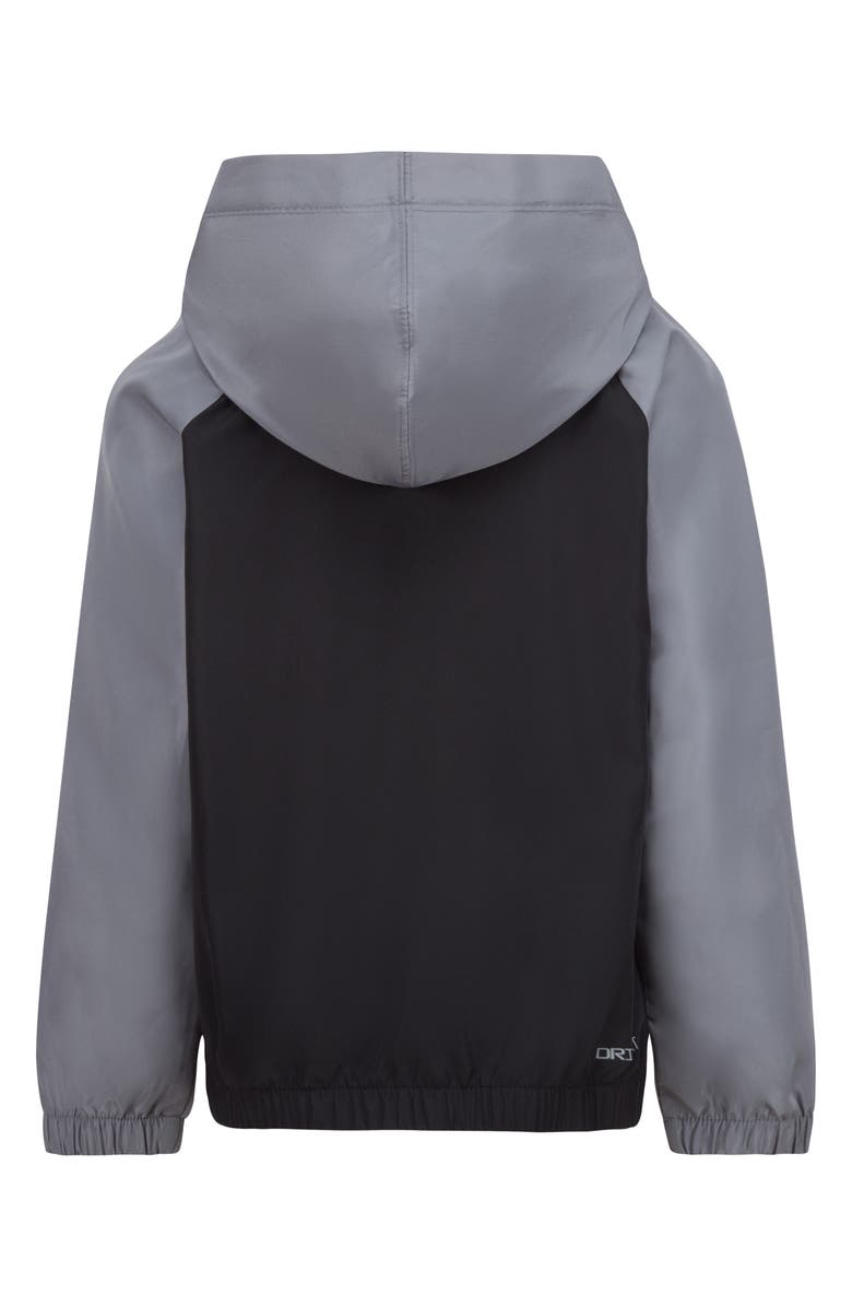 Nike Kids' Split Futura Raglan Windrunner Jacket, Alternate, color, Black/ Smoke Grey