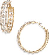 Tasha CZ Hoop Earrings