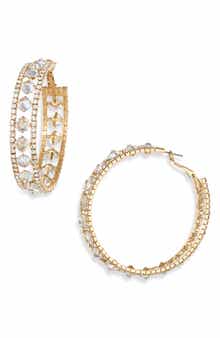 Tasha CZ Hoop Earrings