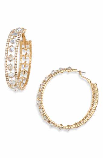 Tasha CZ Hoop Earrings