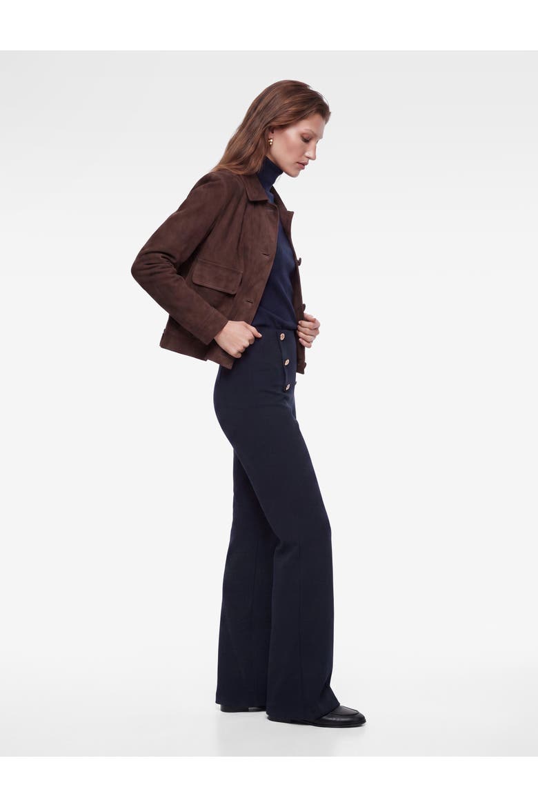 Flared Leggings, Alternate, color, NAVY