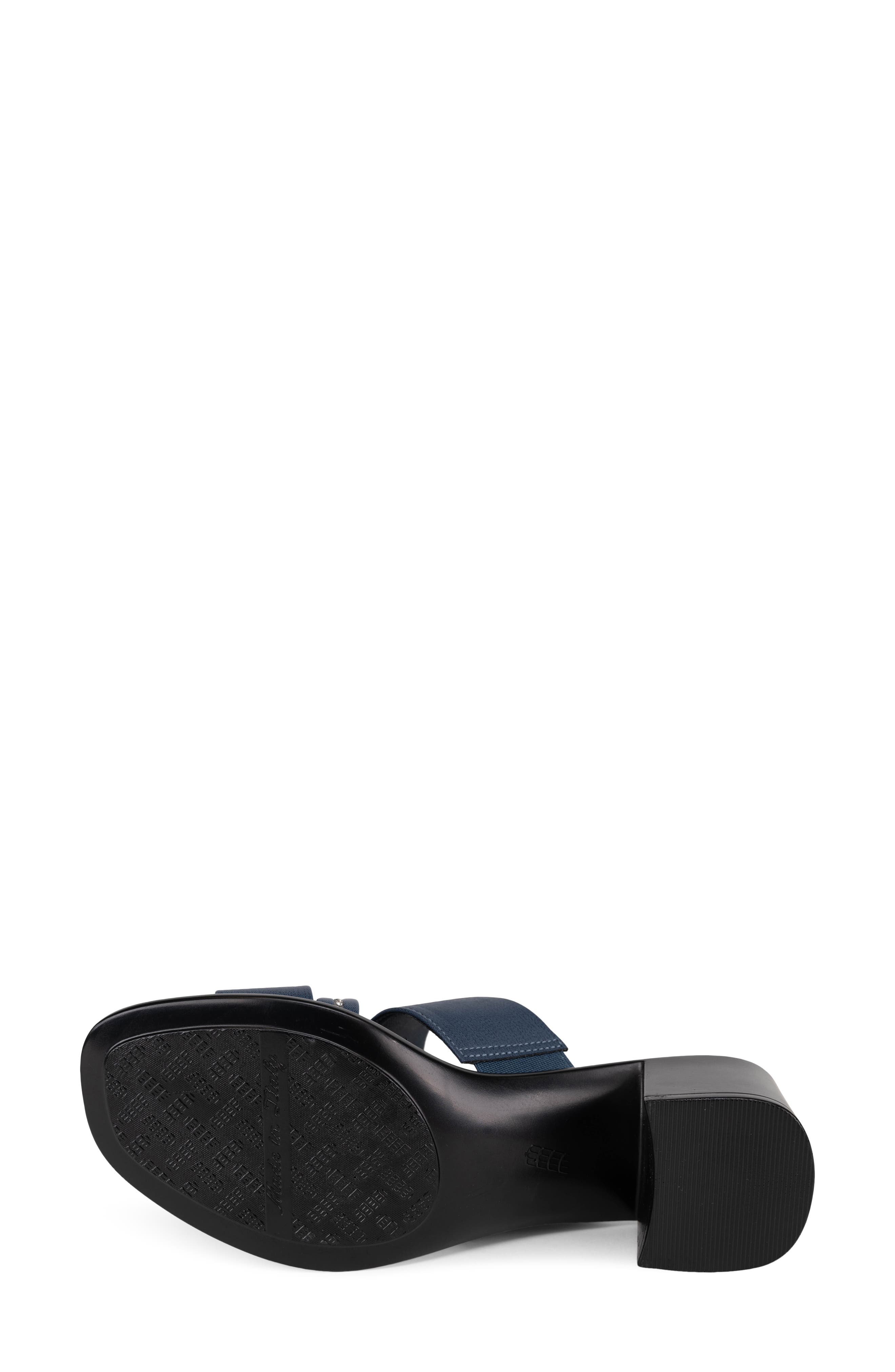 ITALIAN SHOEMAKERS Coletty Mid Heel Sandal, Alternate, color, Denim