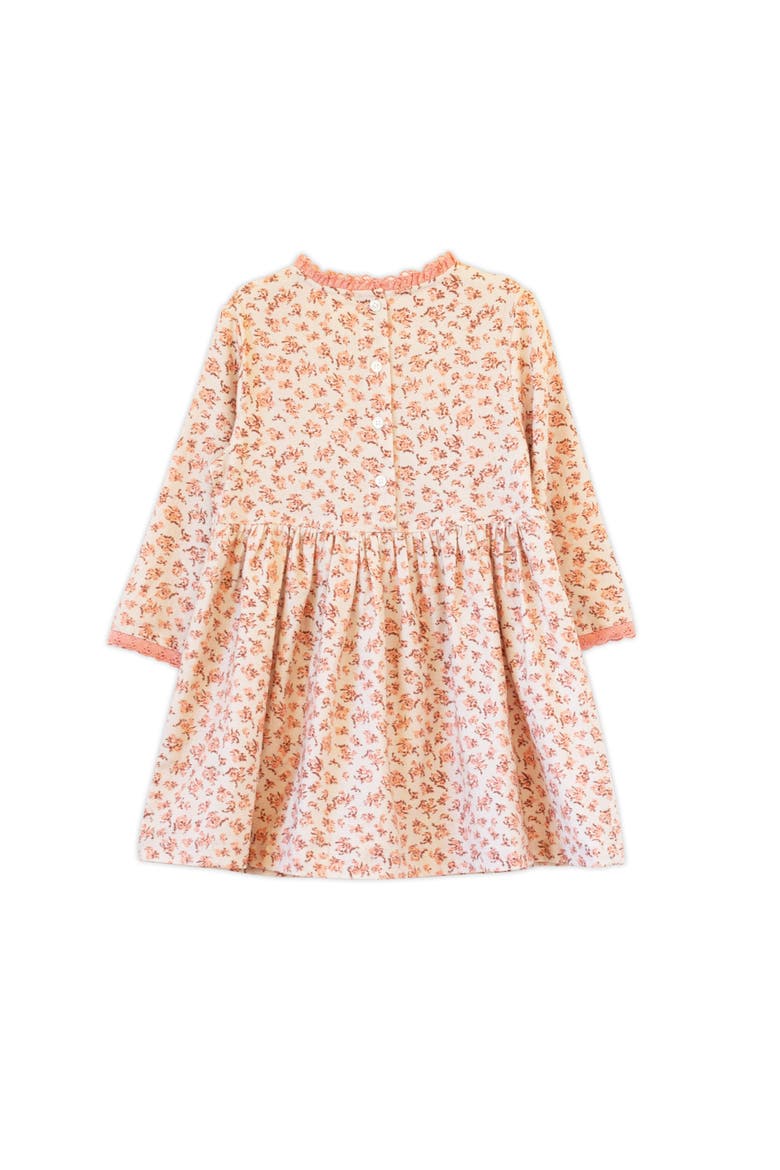 Toddler Lulu Dress with Lace Trim, Alternate, color, Pink Heather