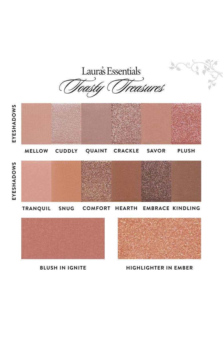 Laura Geller Beauty Laura's Essentials Toasty Treasurse 12 Multi-Finish Eye & Face Palette, Alternate, color, 