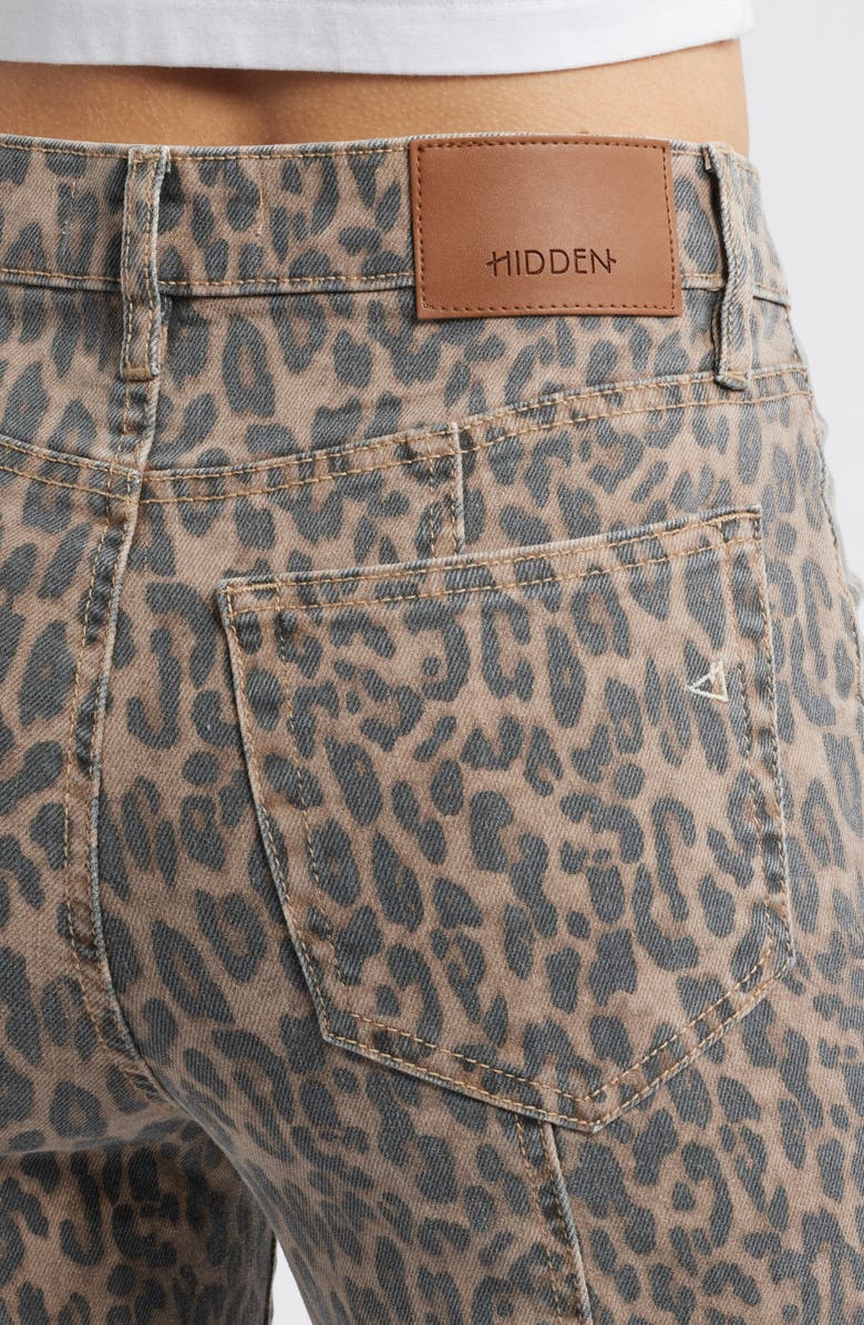 HIDDEN JEANS High Waist Flare Leg Jeans, Alternate, color,