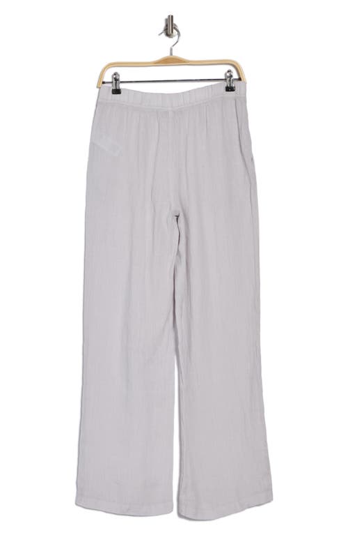 Reiss Cleo Wide Leg Pants In Dusty Blue