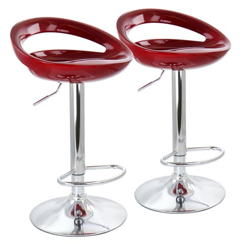 2 Piece Retro Adjustable Bar Stool