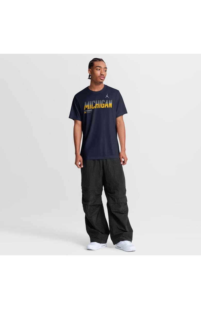 Jordan Brand Men's Jordan Brand Navy Michigan Wolverines Sideline Legend Dri-FIT T-Shirt, Alternate, color, Navy
