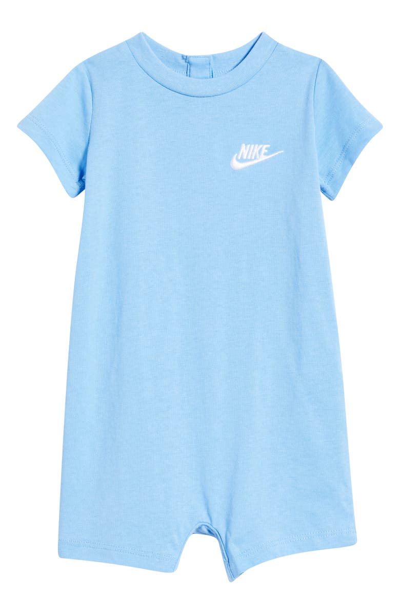 Nike Club Jersey Romper, Main, color, University Blue