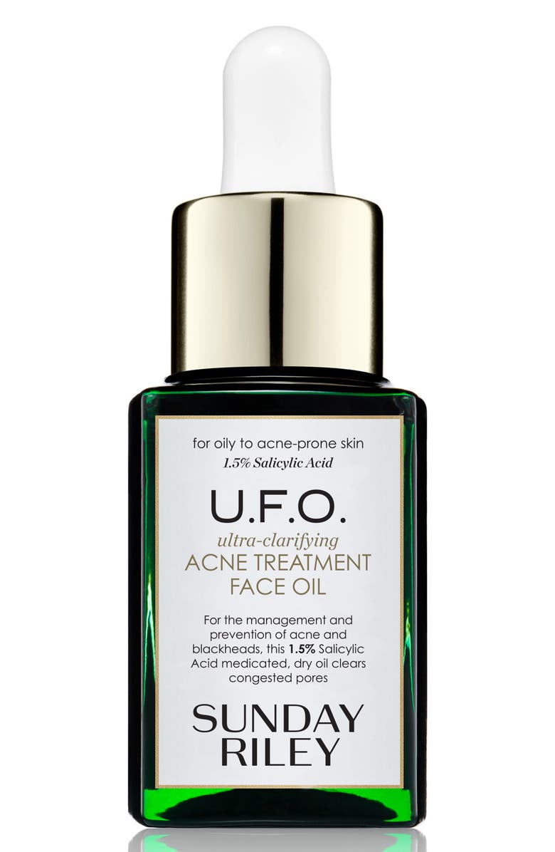Sunday Riley U.F.O. Ultra-Clarifying Acne Treatment Face Oil, Alternate, color, 