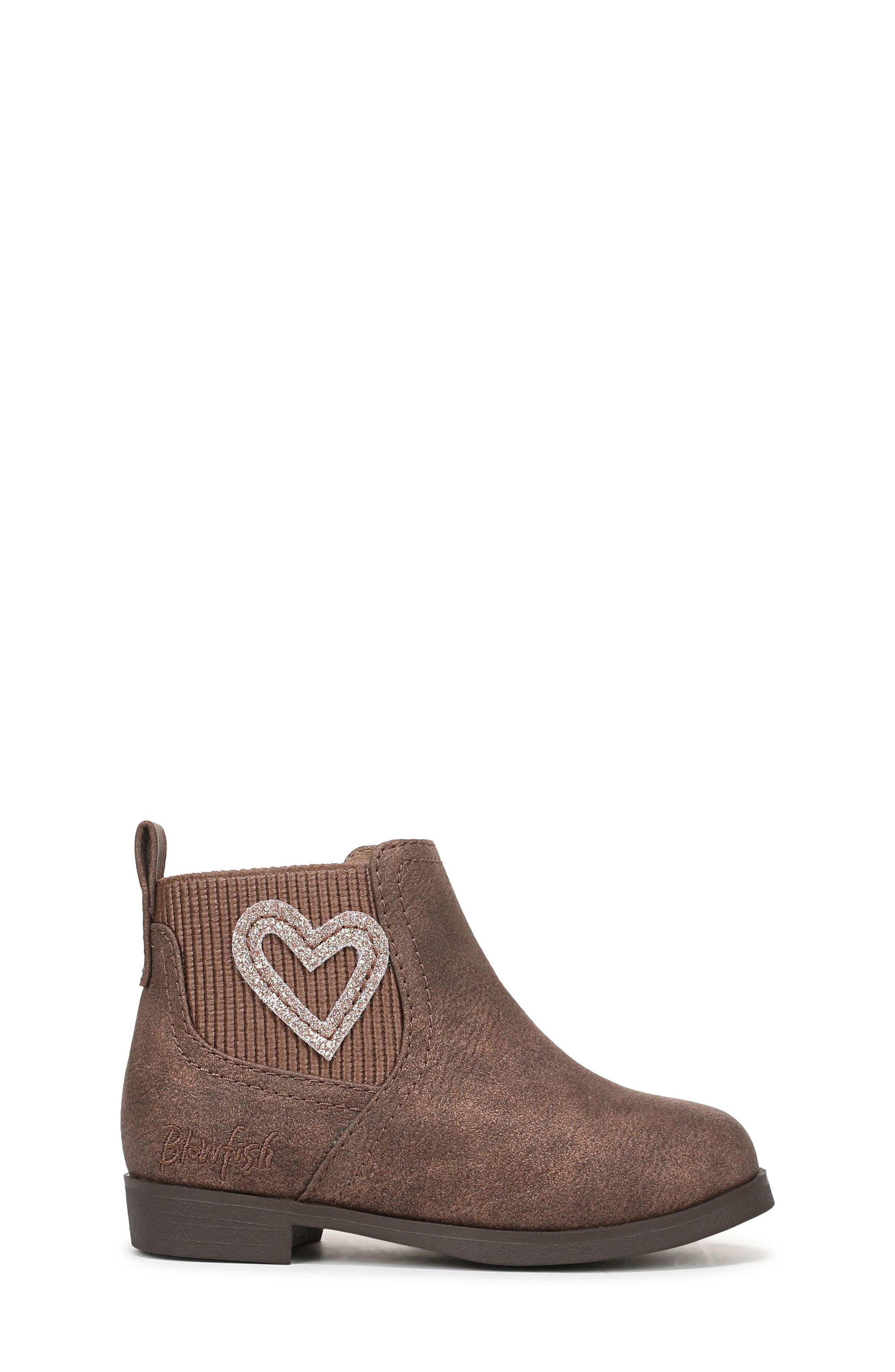 Kids' Sander Faux Leather Bootie, Alternate, color, SADDLE FAUX LEATHER