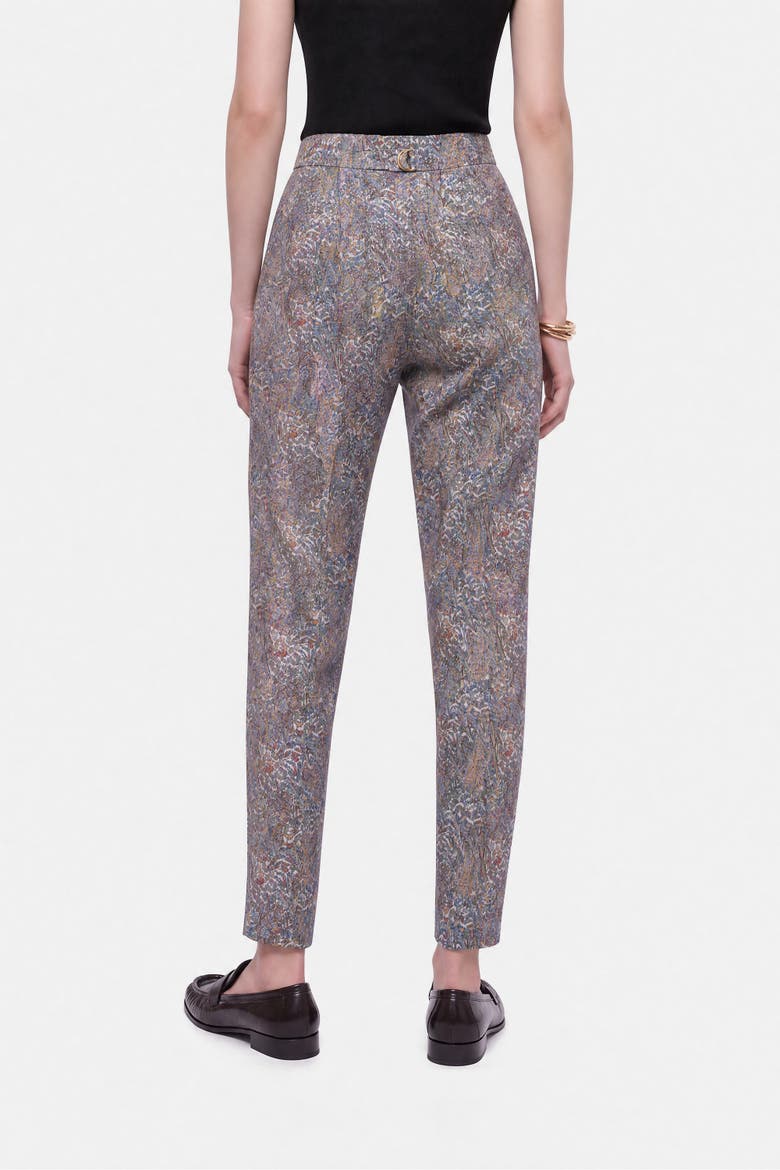 High Waist Trousers, Alternate, color, Yellow