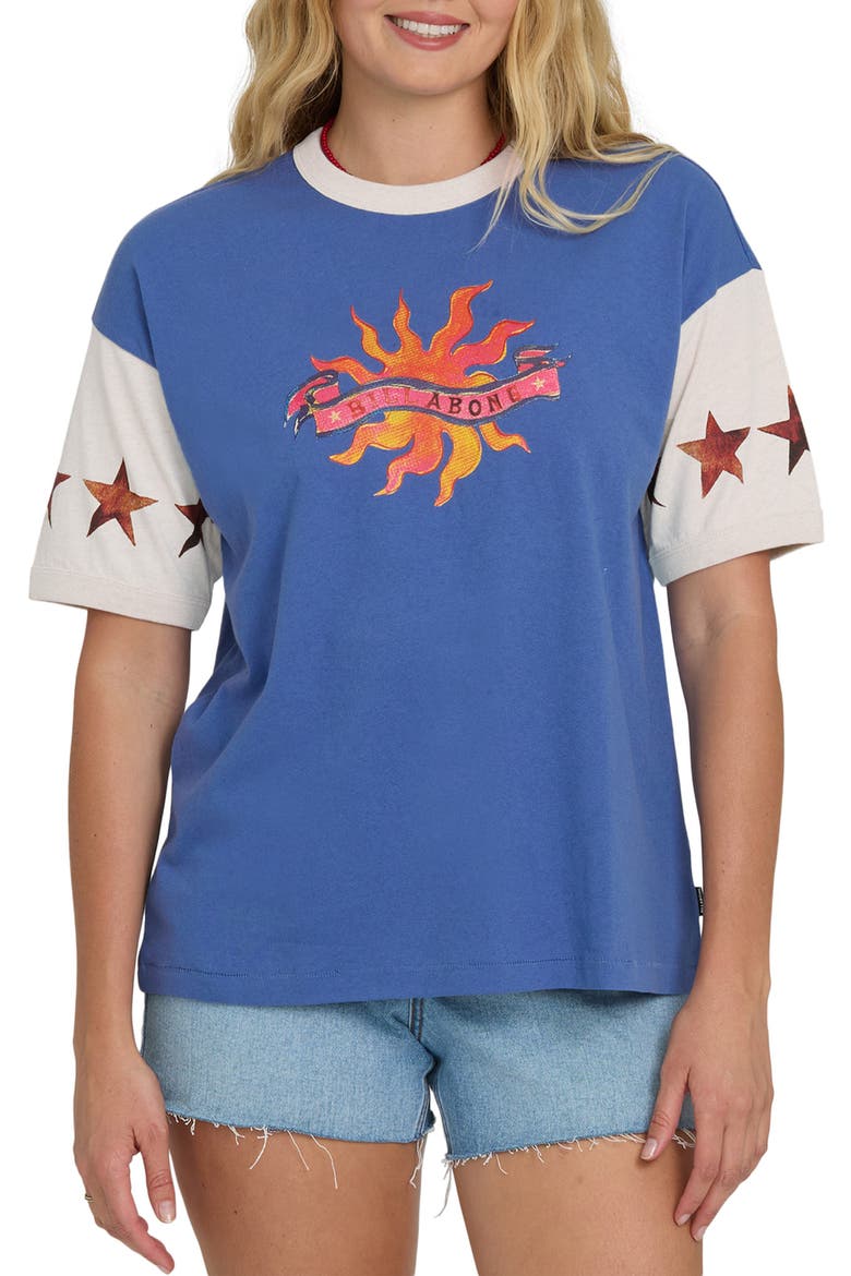 Tropics Co Graphic Ringer T-Shirt, Main, color, DUTCH BLUE