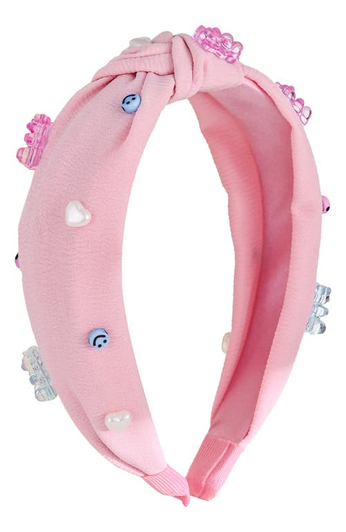 Beautifully You Kids' 7-piece Gummy Coils & Headband Hair Accessories In Pink