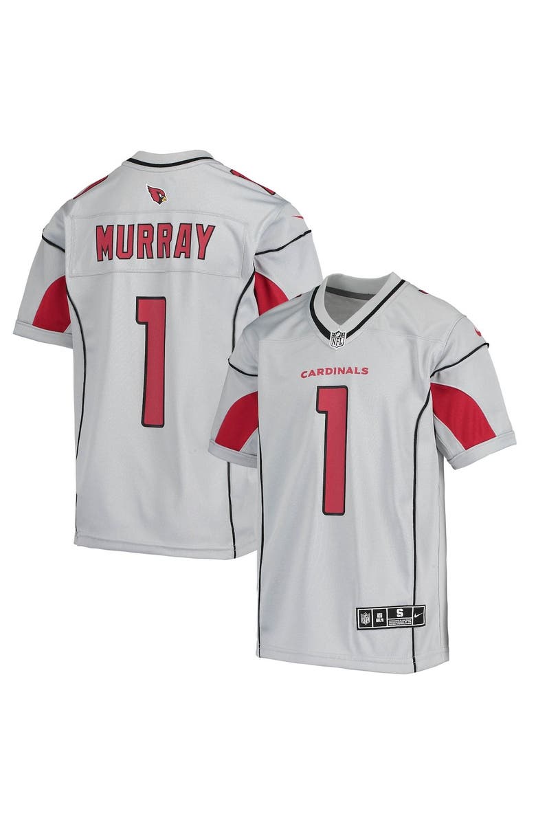 Nike Youth Nike Kyler Murray Silver Arizona Cardinals Inverted Team Game Jersey, Main, color, 