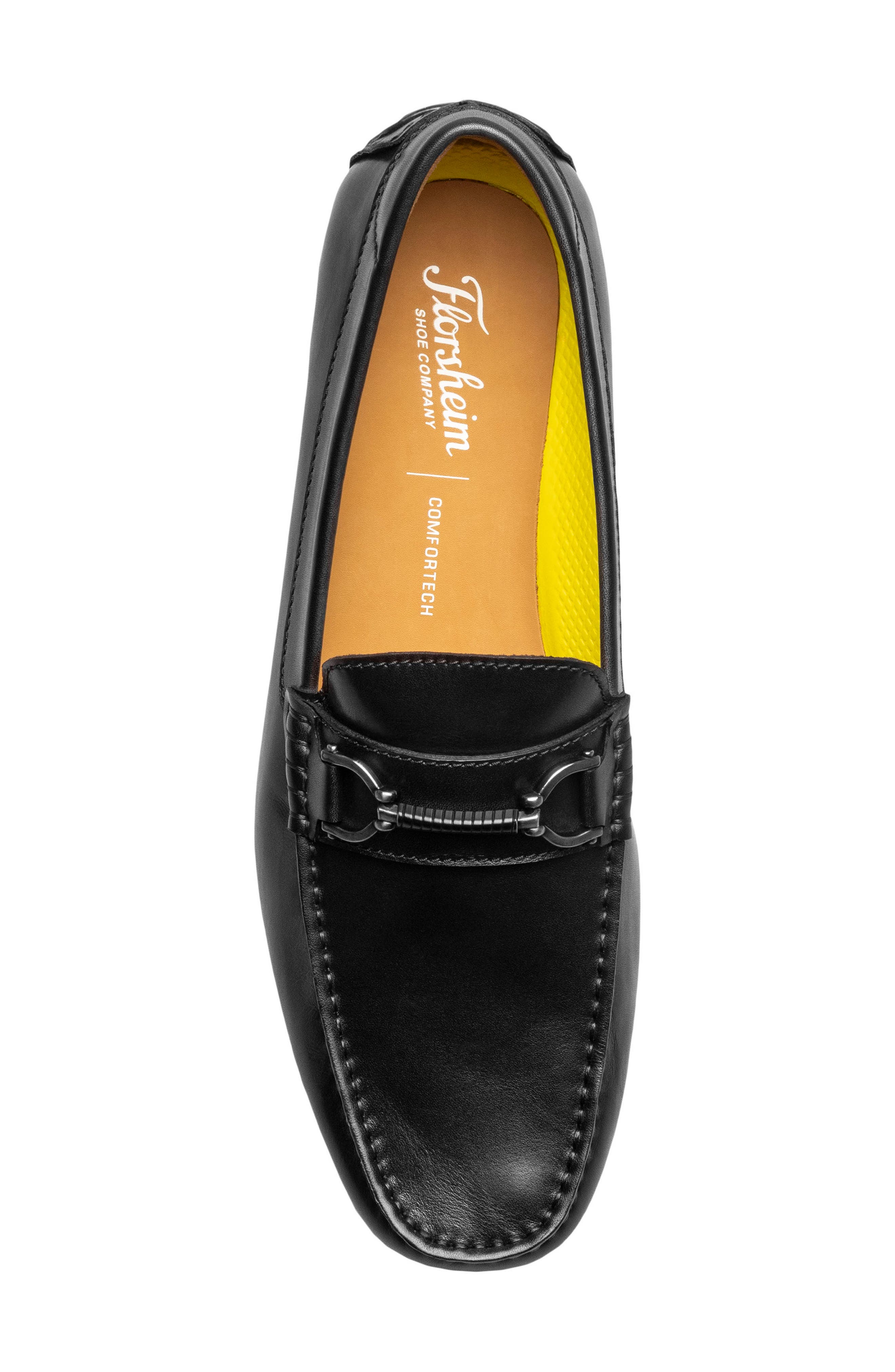 Florsheim Motor Moc Toe Bit Driving Loafer - Multiple Widths Available, Alternate, color, Black