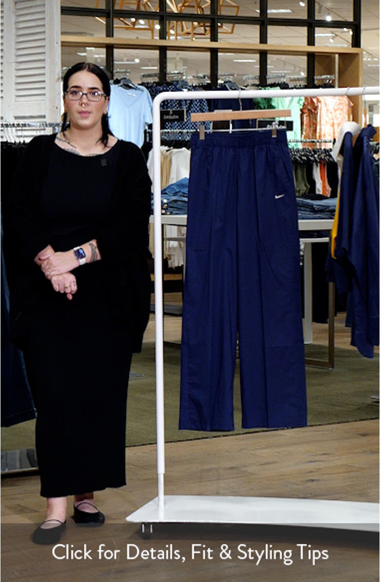 Sportswear Chill High Waist Poplin Pants, sales video thumbnail