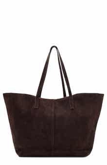 MANGO Medium Suede Shopper Tote