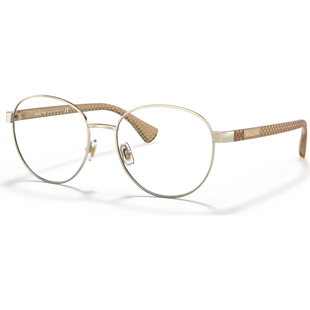 RALPH 51mm Round optical glasses in Gold  product