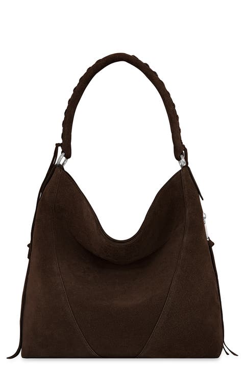 Mae Suede Hobo Bag