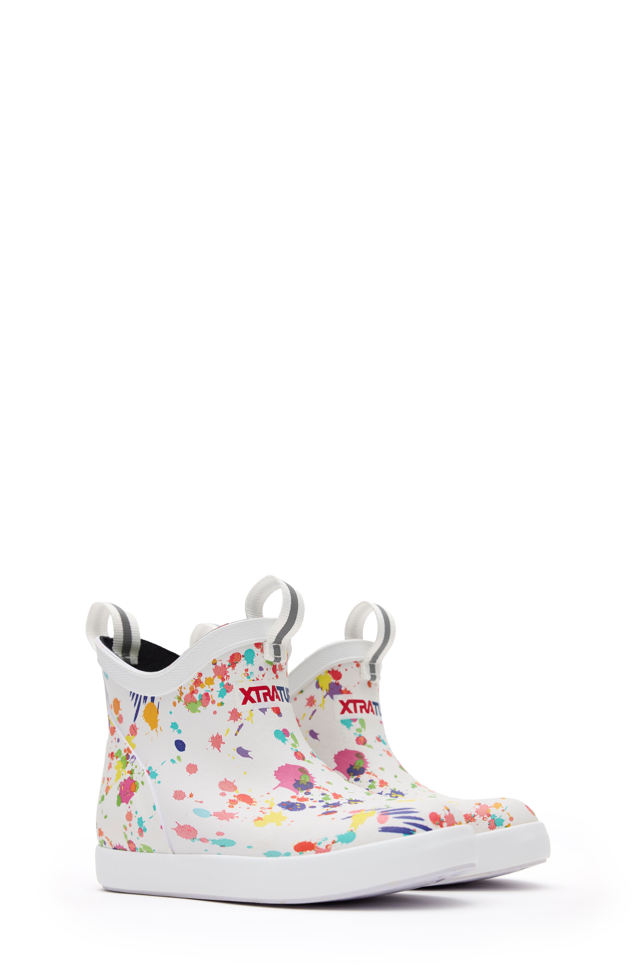 Waterproof Deck Boot, Alternate, color, PAINT SPLATTER